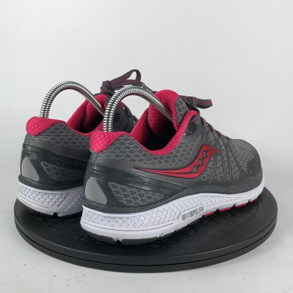 Saucony Echelon 6 Gray/Pink Athletic Running Shoes S10384-1 Women’s Size 8 - Picture 5 of 12